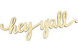 Hey Y'all Wood Letters: A Welcoming Touch for Your Home Decor