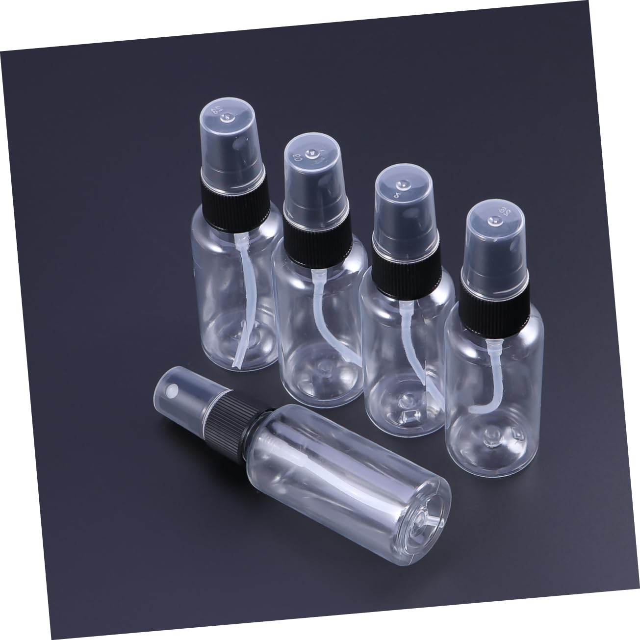 FOMIYES 3 Set Di Flaconi Spray Vuoti in Plastica Da 30 Ml Flaconi Da Viaggio Portatili Con Pulsante A Molla Per Profumo Dopobarba 12 Pezzi * 3