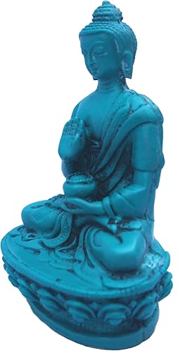 Miniatura 2 de mytibetshop Meditando Buda Turquesa para la Meditación y Alter para la Paz y Protección