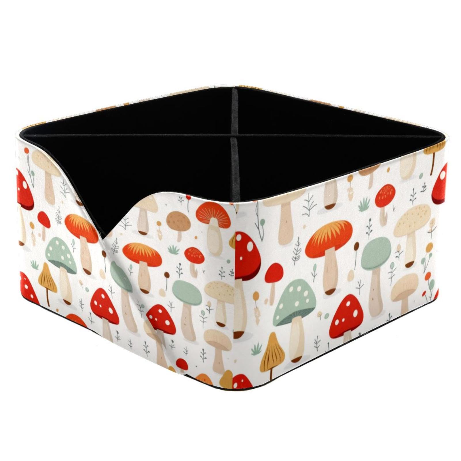 Porte-stylos rectangulaire champignon boîte de rangement bureau