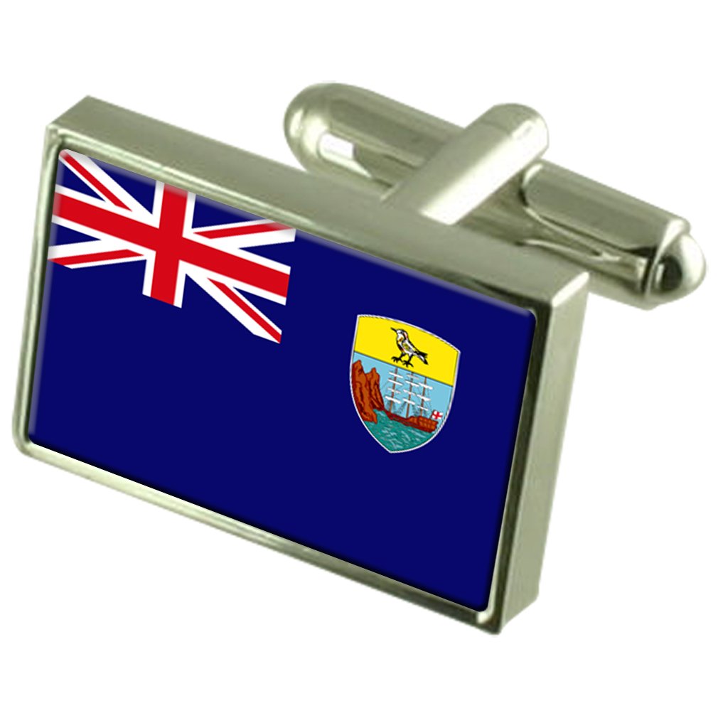Select Gifts St. Helena & Dependencies Flag Cufflinks Pouch