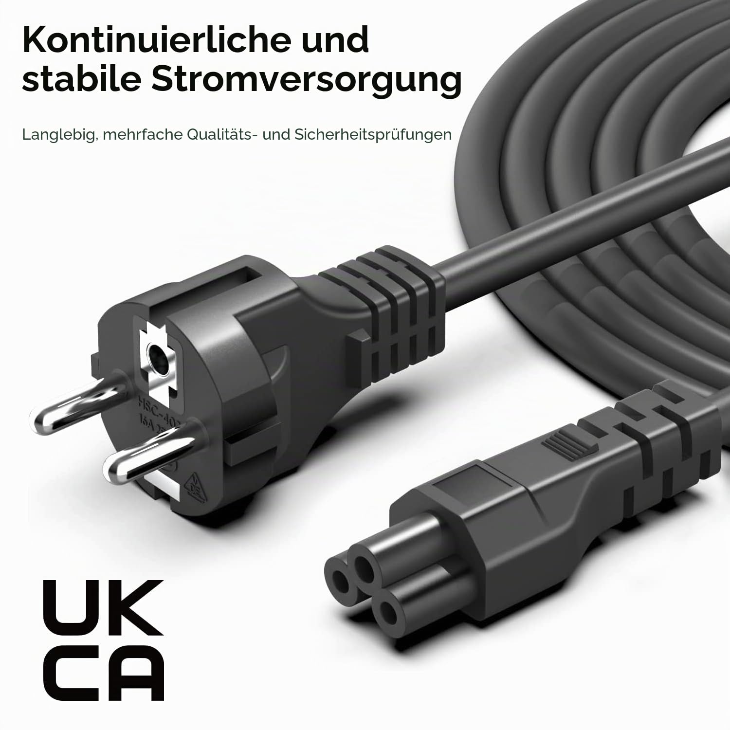 KFD 120W Netzteil 19V 6,32A für GEEKOM IT13 & Intel NUC Mini PC EU Kabel | 120W Ladegerät für GEEKOM und Intel NUC Mini PCs, 19V 6,32A, 5,5x2,5mm Anschluss, ideal für Zuhause und Büro