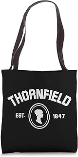 Jane Eyre Charlotte Bronte Thornfield 1847 - Book Lover Tote Bag
