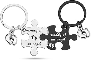 Baby Memorial Keychain Sympathy Gift for Infant Baby Loss