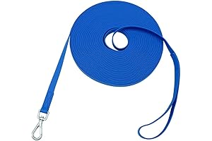 30 Foot Waterproof Dog Training Leash with Heavy Duty Long Lead