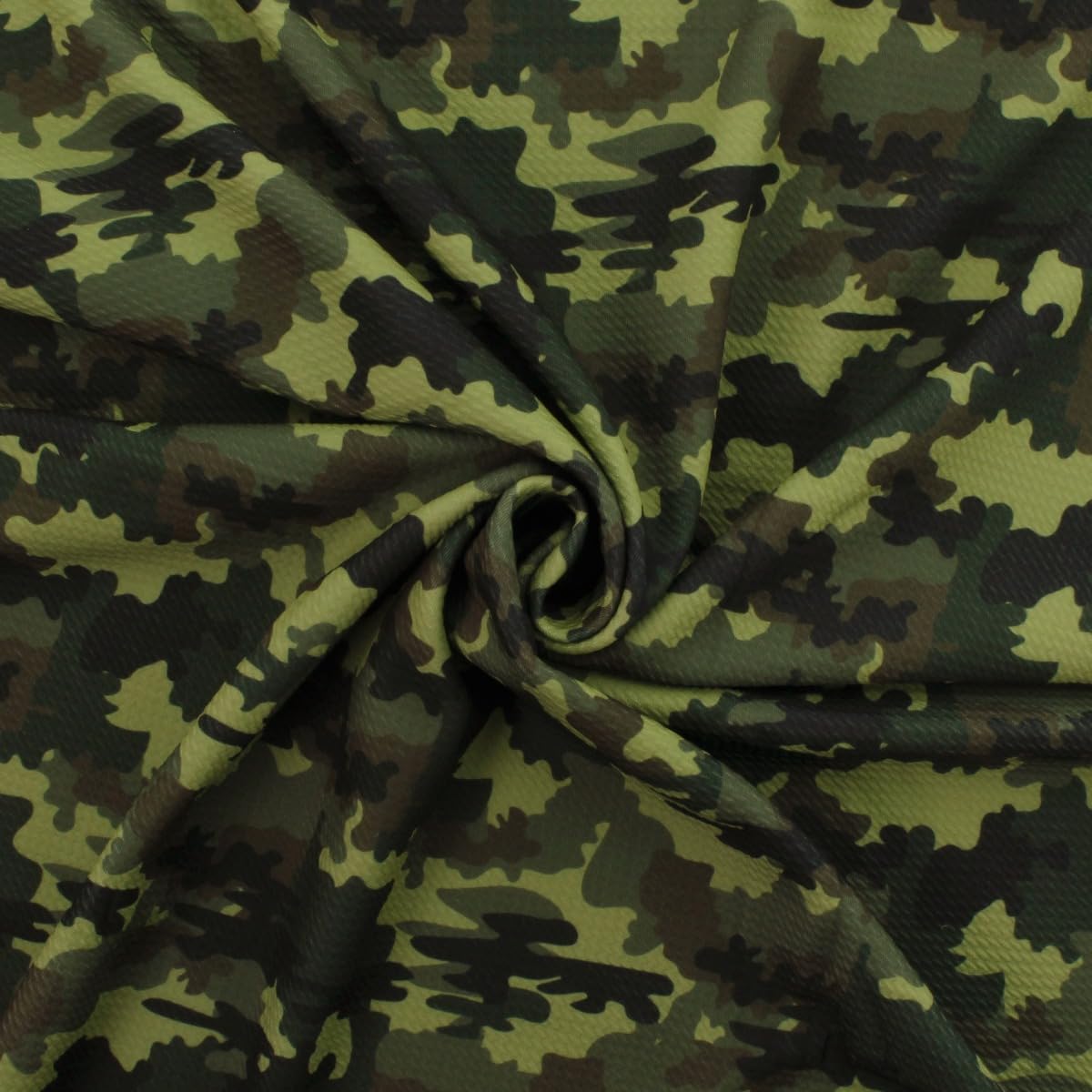 Amazon.com: Green Camo Printed Liverpool Bullet Fabric Textured