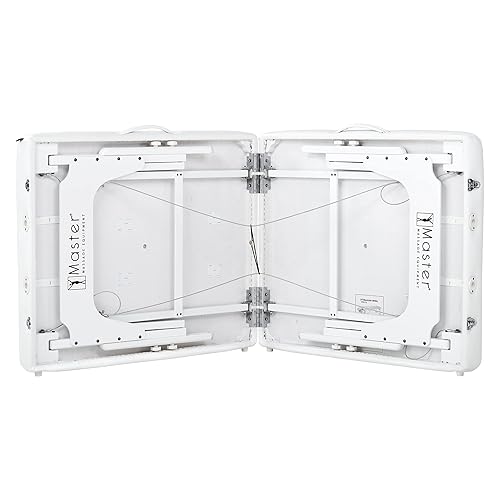 Vista 45 de Master Massage Montclair Pro - Mesa de masaje portátil de 31 pulgadas, amortiguación de espuma viscoelástica, paneles de Reiki, liberación de cable