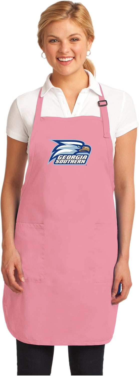Broad Bay Pink Georgia Southern Apron DELUXE GS Eagles Logo Gift for Her Women Ladies MADE IN THE USA