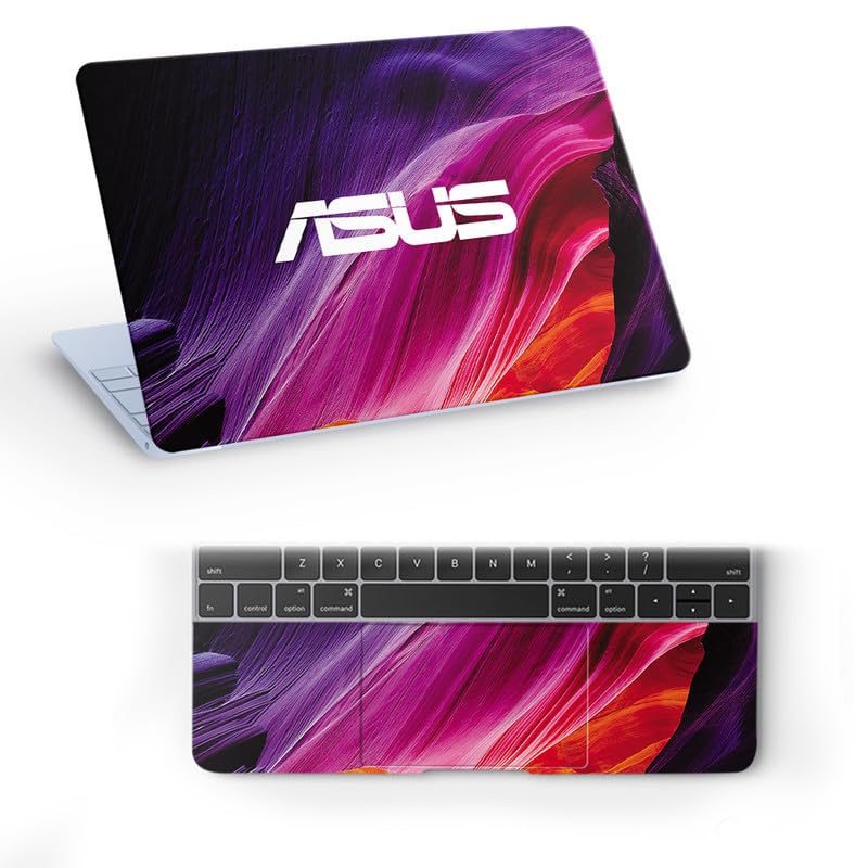 Image of Galaxsia Asus D43 Full Vinyl Laptop Skin /Sticker /Cover for 17 to 17.3 Inches Laptops Laminated-Removable-HD Quality Compatible for Hp-Dell-Sony-Lenovo-Asus etc.(16.5x11 Inches)