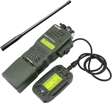 PRC-152 Dummy Radio Case w/KDU Model,No Function, Perfect for DIY Projects & Military Cosplay Army Green