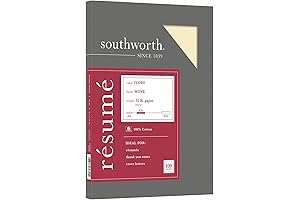 Southworth 100% Cotton Résumé Paper for Pristine Printing