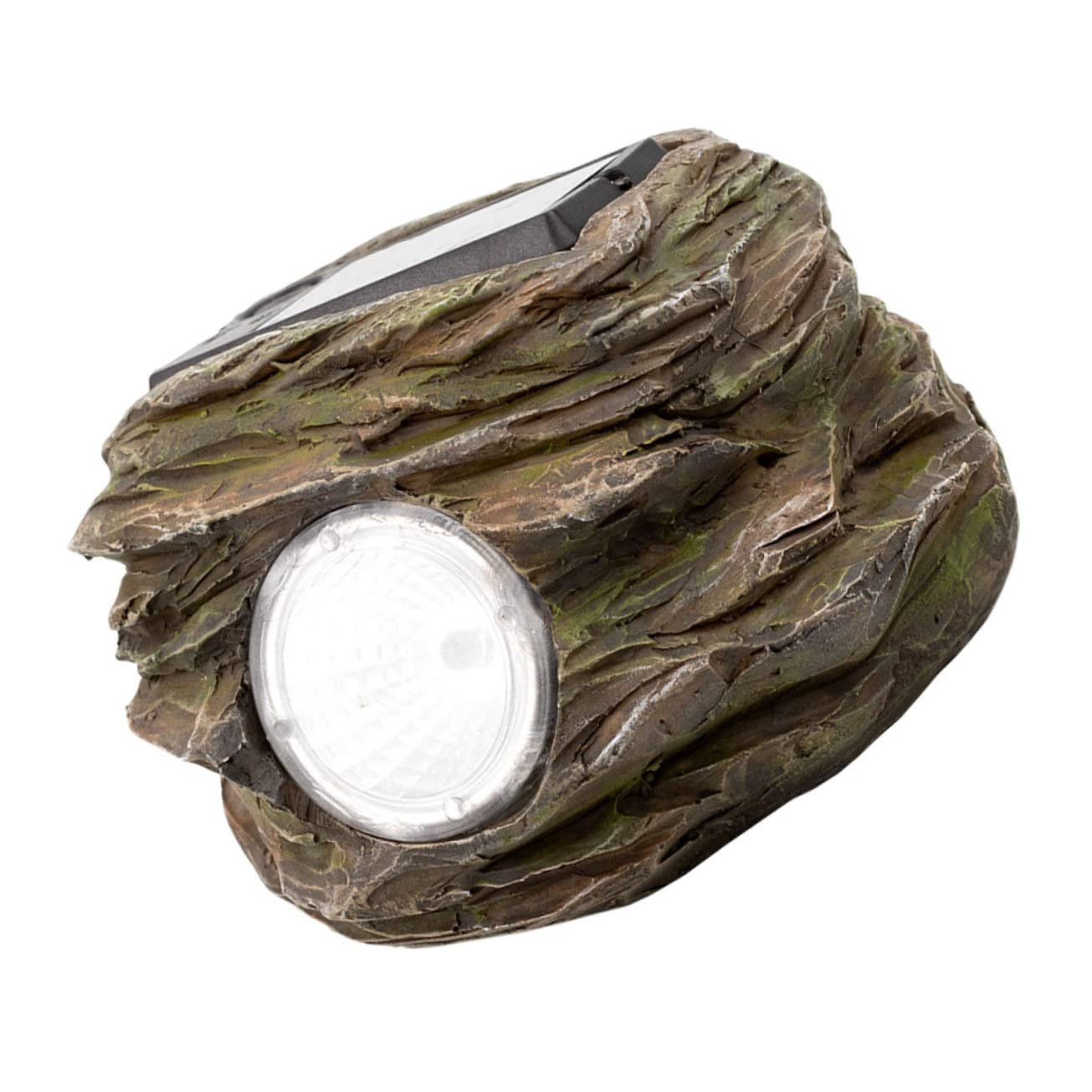 Yardwe 1pc Solar Stone Lamp Garden Lamp solar rock lights Courtyard Solar Lights Outdoor landscape rock lights Decorative Light Solar Garden Light resin Track Lighting