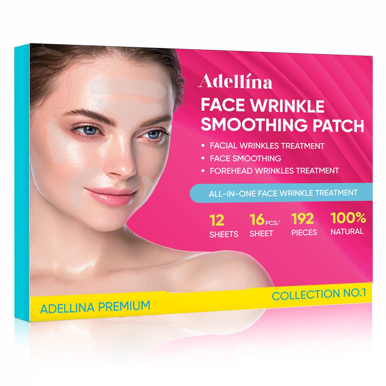 Facial and Forehead Wrinkle Patches: Face Wrinkle Treatment for Forehead, Smile Line, Under Eye- Anti Wrinkle Patches 192pcs