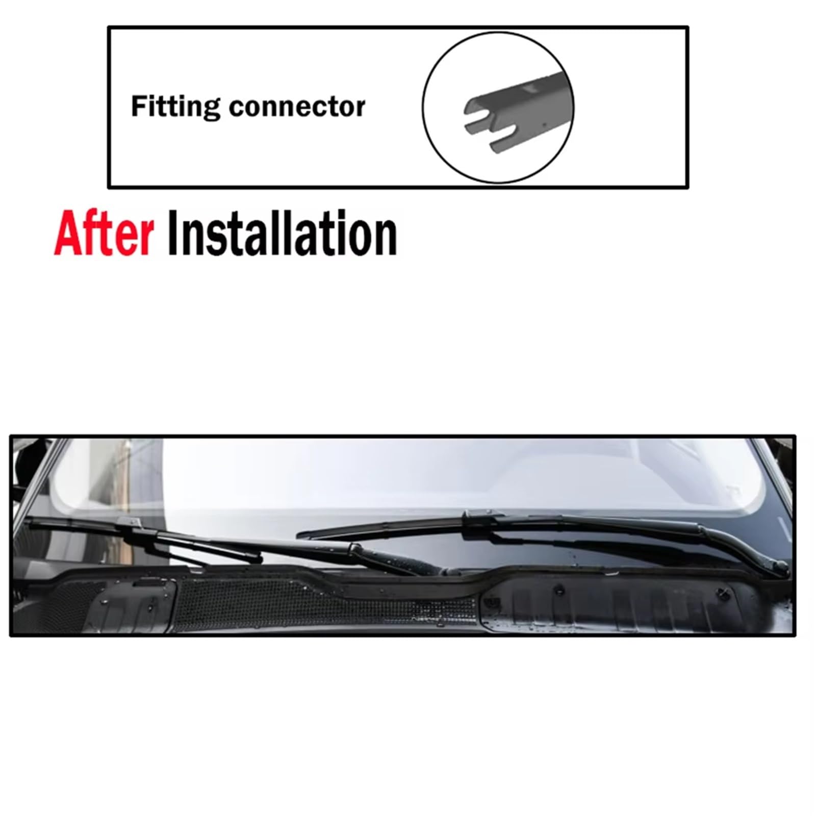 Limpiaparabrisas Trasero Para Toyota Para C-HR Para CHR 2016-2023 Cepillos Para Ventana Parabrisas 26 "+ 16" + 14 "LHD Juego Limpiaparabrisas Traseros Delanteros Escobillas Delanteras