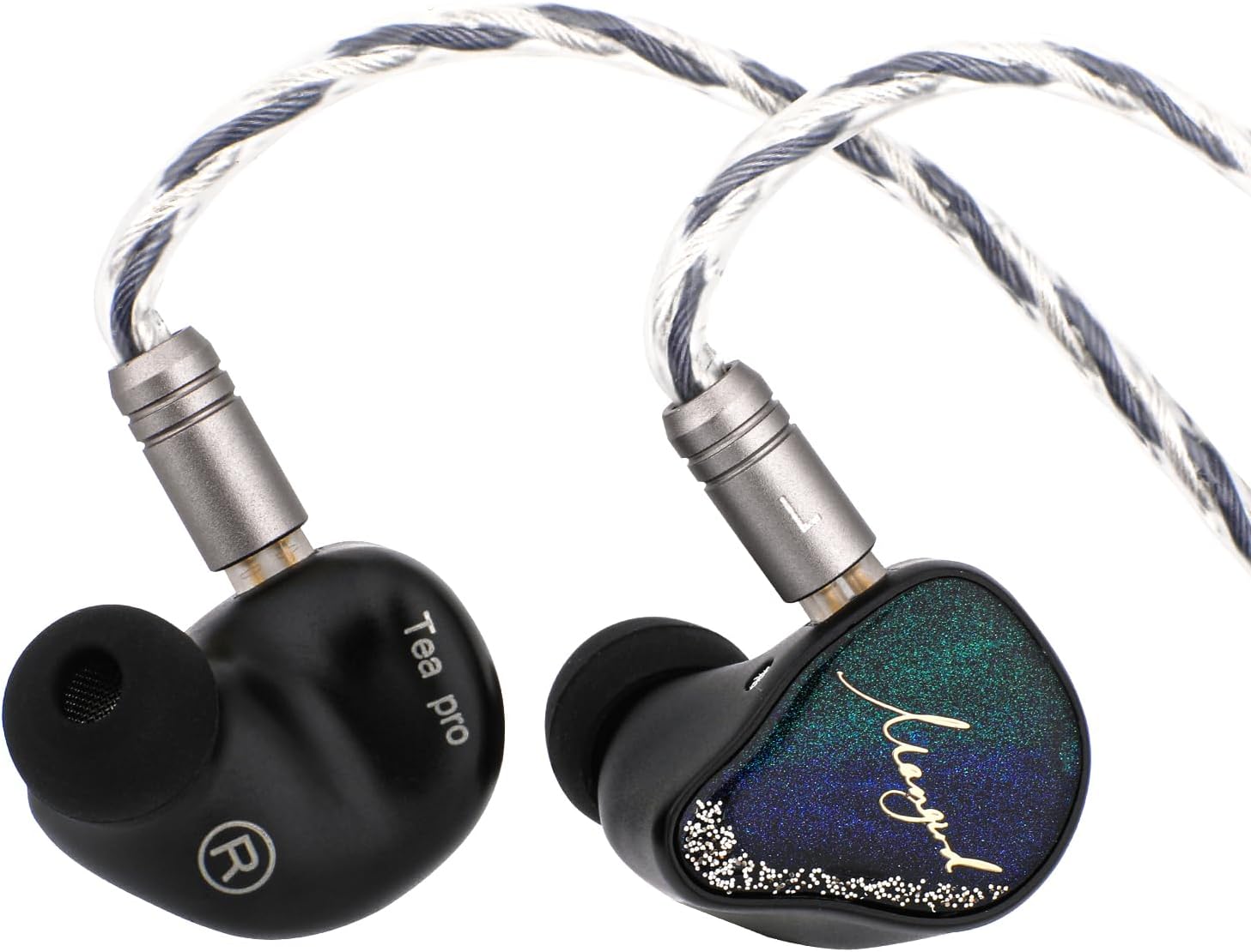 Linsoul Xenns Mangird Tea PRO In Ear Monitor, 6BA+2DD Hybrid Earphone IEM, Wired Gaming Earbuds with Detachable IEM Cable for Musician Audiophile