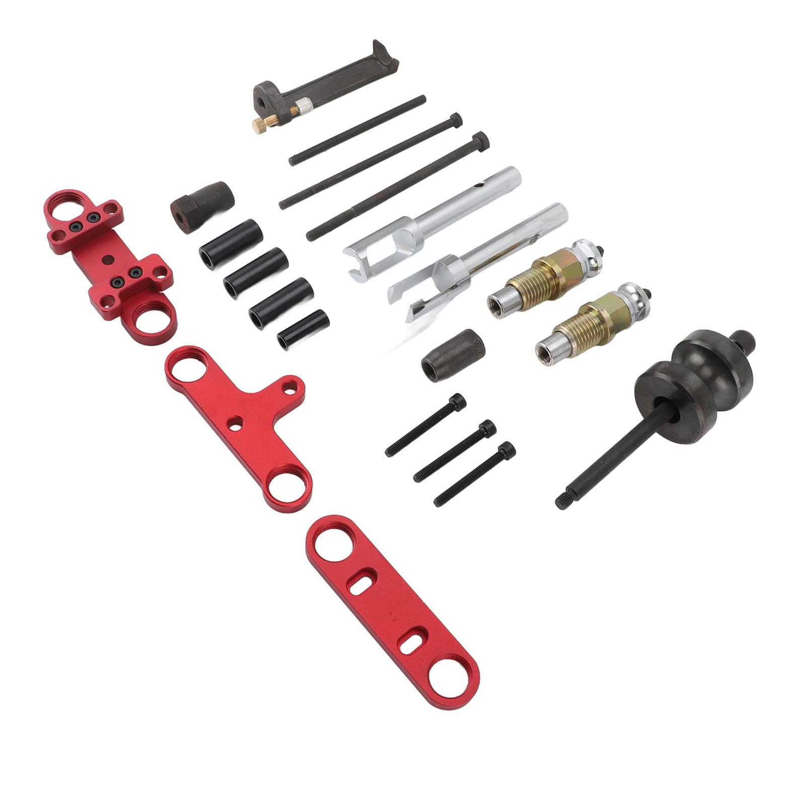 Tbest Kit di Strumenti per la Rimozione dell'iniettore di Carburante per Motori N20 N55 N54 Set di Installazione Estrattore in Acciaio al Carbonio per Riparazione e Manutenzione