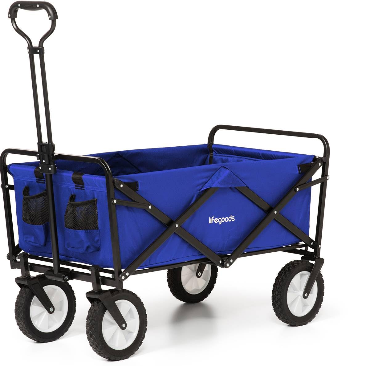 Carrello Pieghevole Rowce Per Spiaggia E Giardino - Capacità 120kg, Ruote 360°, Regolabile In Altezza - Foto 3