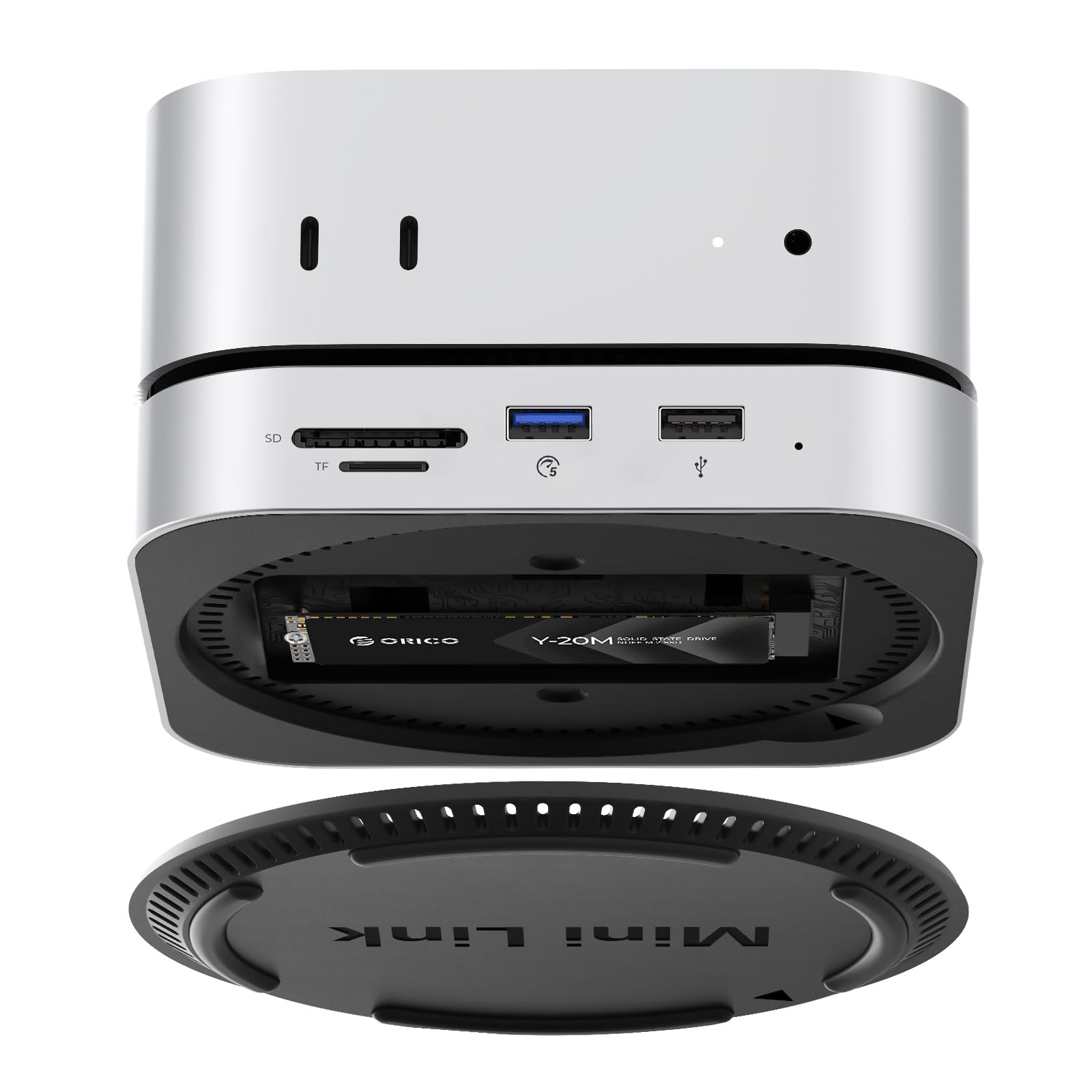 SSD USBハブ Macmini M4対応 USBハブ orico m47p Amazon.co.jp: ORICO MiniLink Mac mini M4対応USBハブ 9-in-1