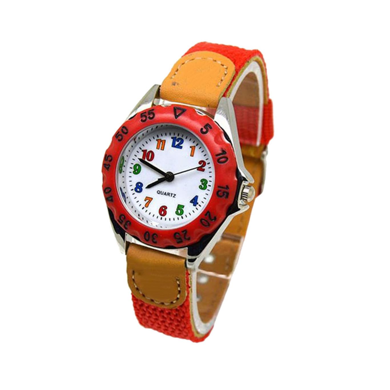 PACKOVE 3 Piezas Reloj Infantil De Dibujos Animados Llavero De Abeja Alumnos Reloj con Movimiento De Cuarzo Relojes para Niños Mirar Hombres y Mujeres Corea del Sur Rojo De Moda y Lindo