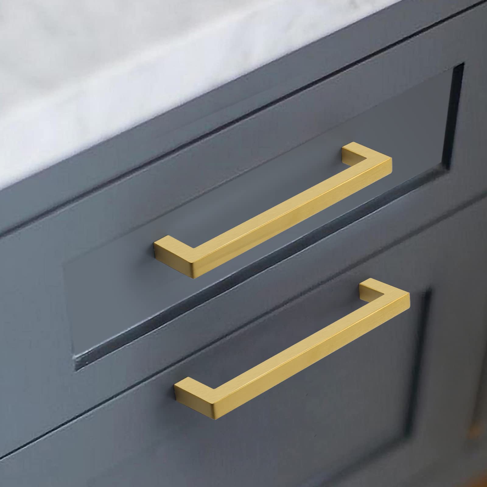 Goldenwarm Tiradores Para Armarios De Cocina, 128 Mm