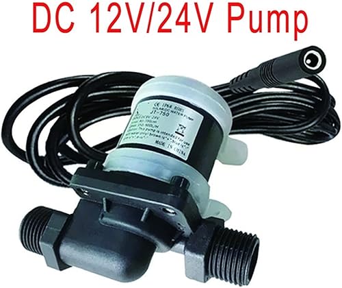 Miniatura 4 de Mini Brushless Motor DC12V DC24V Adjustable Speed Control Water Pump Water Heater Pressurized Circulating Water Pump(DC12-24V)