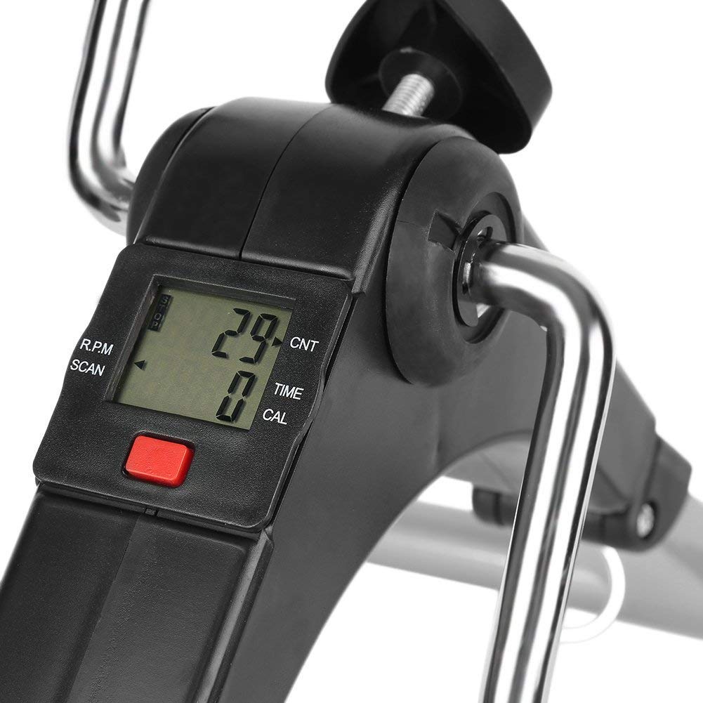 Bicicletta Pieghevole per Riabilitazione Stepper Portatile Tapis roulant Cardio Fitness Stepper Palestra Esercizio Mini Spinning Bike Dimagrante brucia Grassi