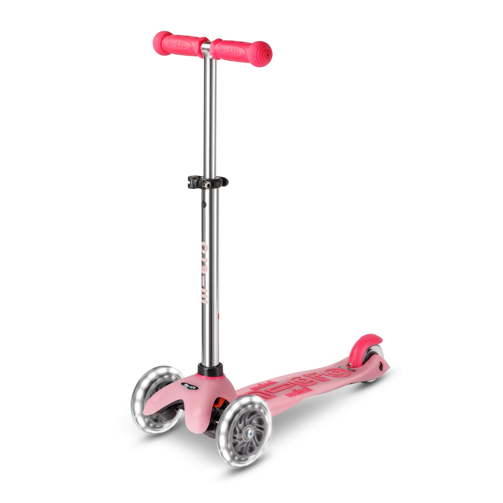 Micro Mini Deluxe Glow LED Patinete 3 Ruedas Niños Niñas Plataforma Brilla Oscuridad Ruedas Luz LED Regulable 2-5 Años