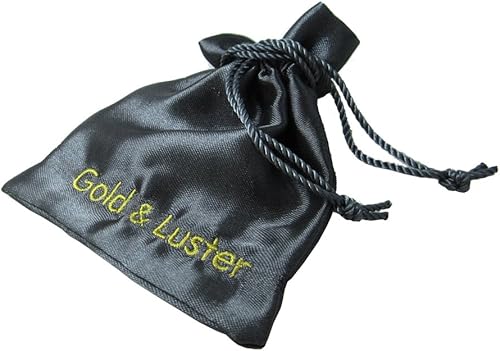 Miniatura 7 de Gold and Luster 2 pares de aros para mujer bañados en oro y en plata tallados en diamante colgantes