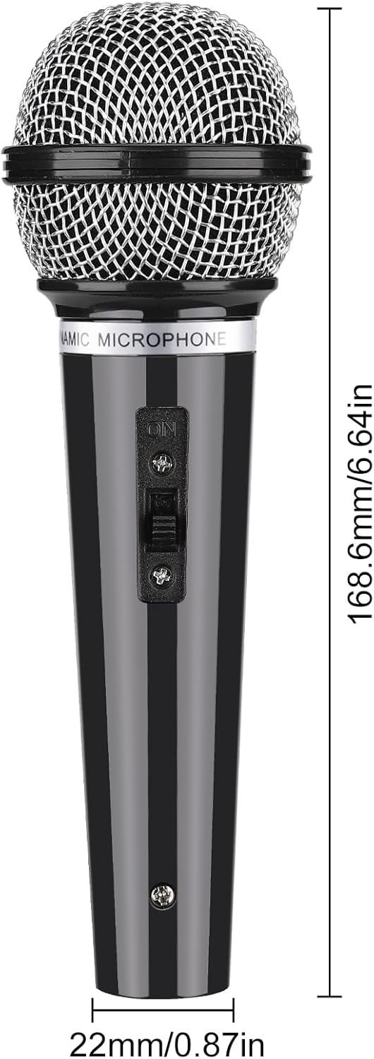 Facmogu 16PCS Fake Microphone Prop, Plastic Prop Microphone for Kids, Fake Pretend Play Microphone Toy for Karaoke Costume, Kids Mic Props for Halloween Christmas Cosplay Music Birthday Party Favors