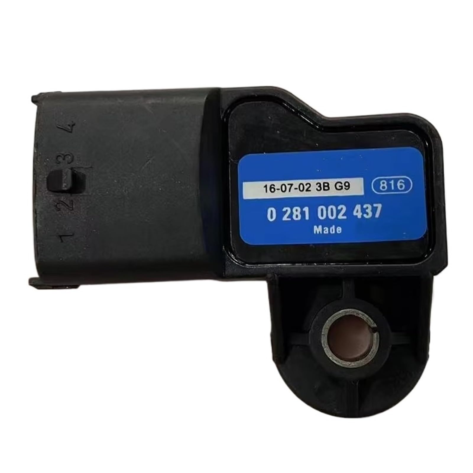 Sensor MAP Coche Compatible Con Fiat Para Grande Para Punto Para Multipla Colector Aire Admisión Sensor MAP Presión Sobrealimentación Absoluta 0281002437 93171176