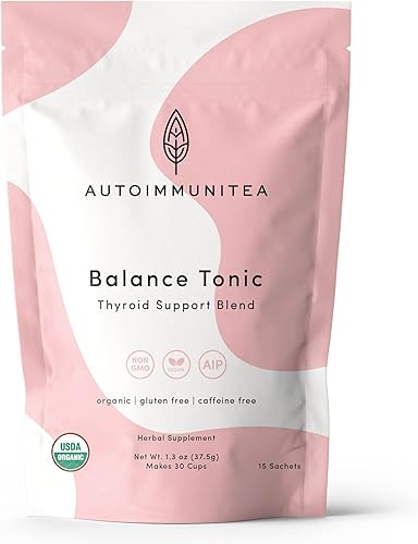 AIP Tea - Mezcla de hierbas para el equilibrio de la tiroides para alimentos autoinmunes compatibles con la dieta de protocolo autoinmune, Whole 30,