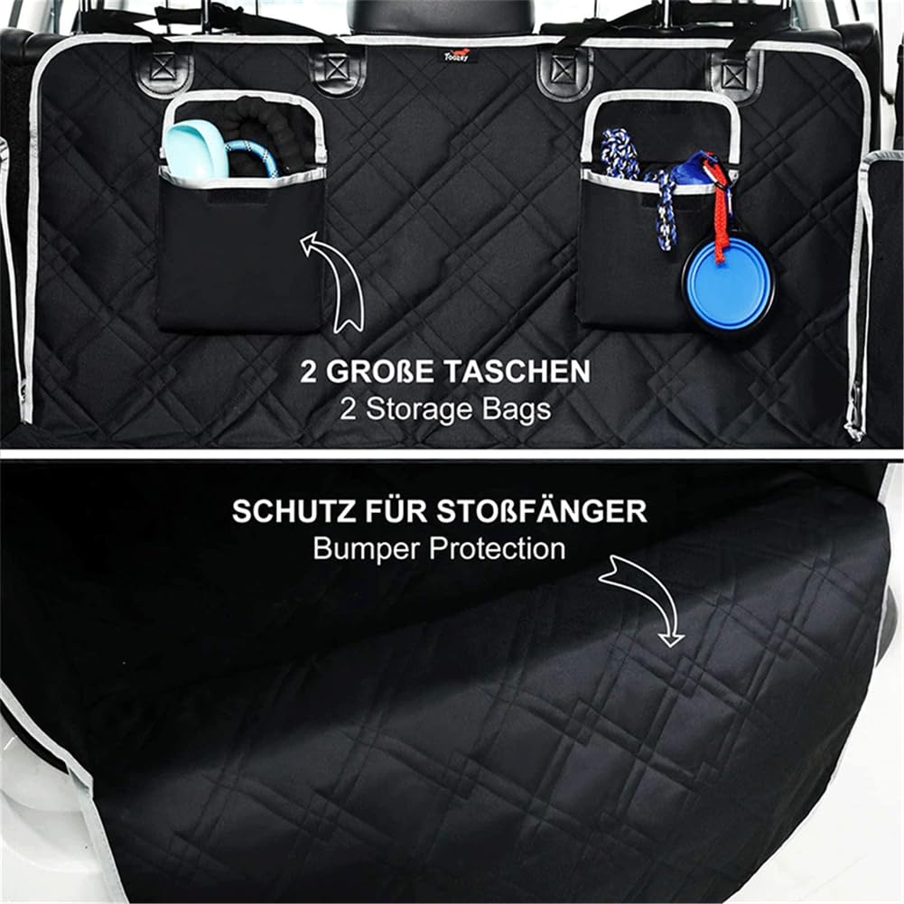 Housse Protection Coffre Voiture Chien pour Dacia Bigster 2025-, Tapis Protection Animaux Compagnie Housse de Siège pour Chien Accessoires