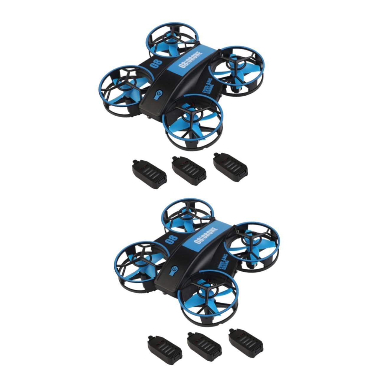 ifundom 2pezzi Mini Quadcopter Drone Telecomandato Con Luce Led Giocattolo Volante Compatto Per Principianti Facile Da Pilotare e Automatico Per Uso Indoor e Outdoor