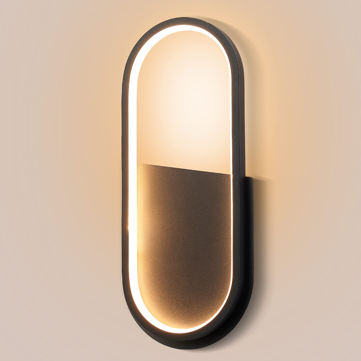 Ketom Light/White Wall 18W Warm 3000K Night Fixture, 900Lm Led Indoor Wall Sconce For Bedroom Beside/Living Room/Lounge/Stairs