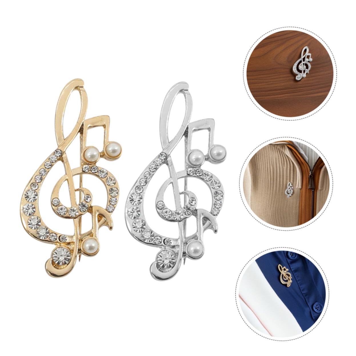 16 Pezzi Spille Note Musicali in con Spille Eleganti per Sposi e Party Adatte per Sciarpe Giacche e Borse Accessori Brillanti per e Ragazze