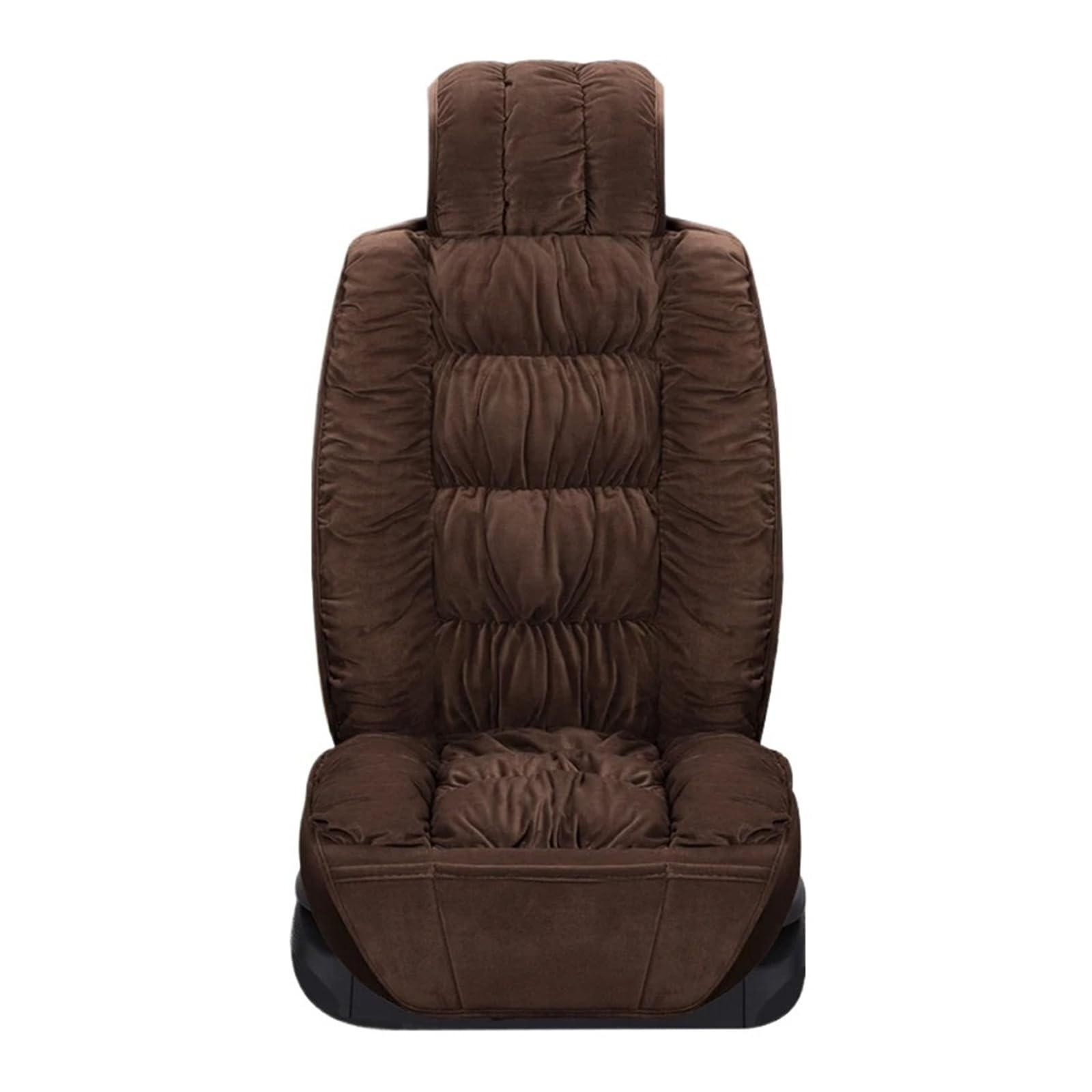 Fundas Suaves Felpa para Asientos Coche Funda Protectora Cojín Conjunto Universal Invierno Accesorios Interiores para Automóviles Cubre Universal