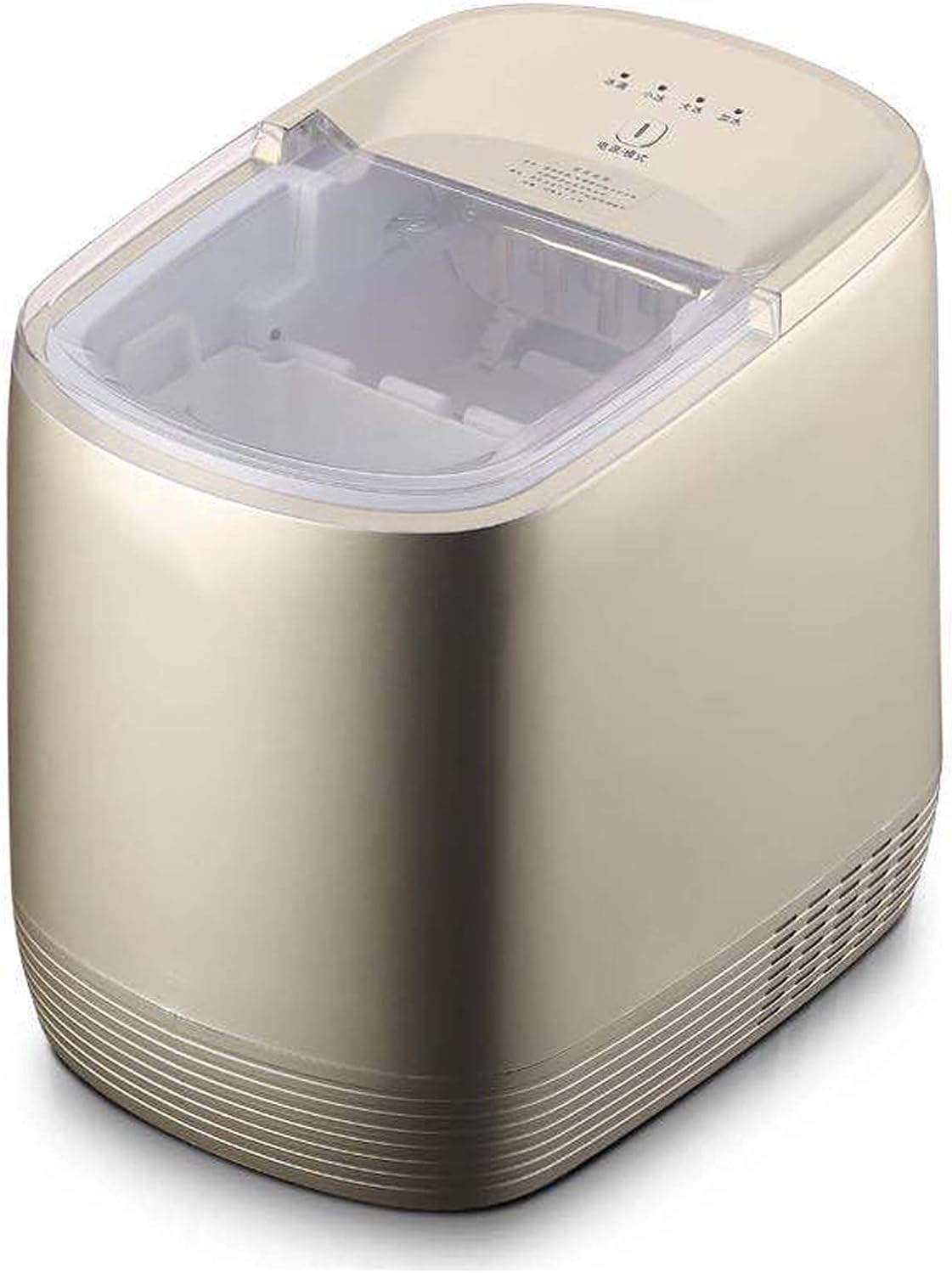 ELzEy Cubetti di Ghiaccio for fabbricatore di Ghiaccio Portatile, utilizzati for fabbricatore di Ghiaccio in Miniatura da Tavolo, fabbricatore di Ghiaccio, a Basso Rumore (Color : Gold)