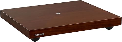 Miniatura 3 de Fluance RT85 - Tocadiscos de vinilo de alta fidelidad de referencia con cartucho elíptico Ortofon 2M azul y base aislante de madera antivibración,