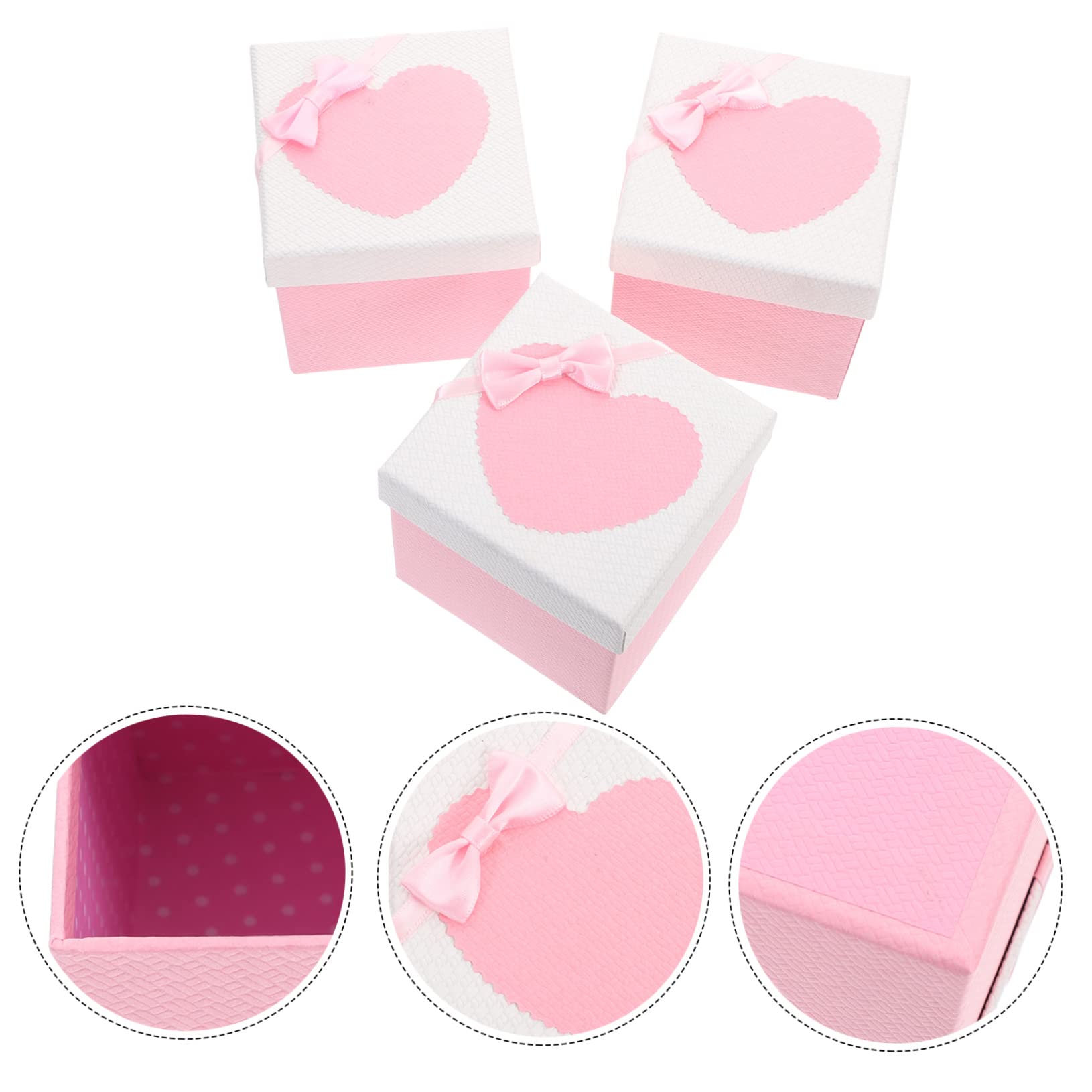 minkissy 6stücke Kleine Geschenkschachteln Mit Deckel Teiliges Für Hochzeiten Geburtstagsfeiern Und Weihnachtsgeschenke Für Party-gastgeschenke Und Süßigkeiten