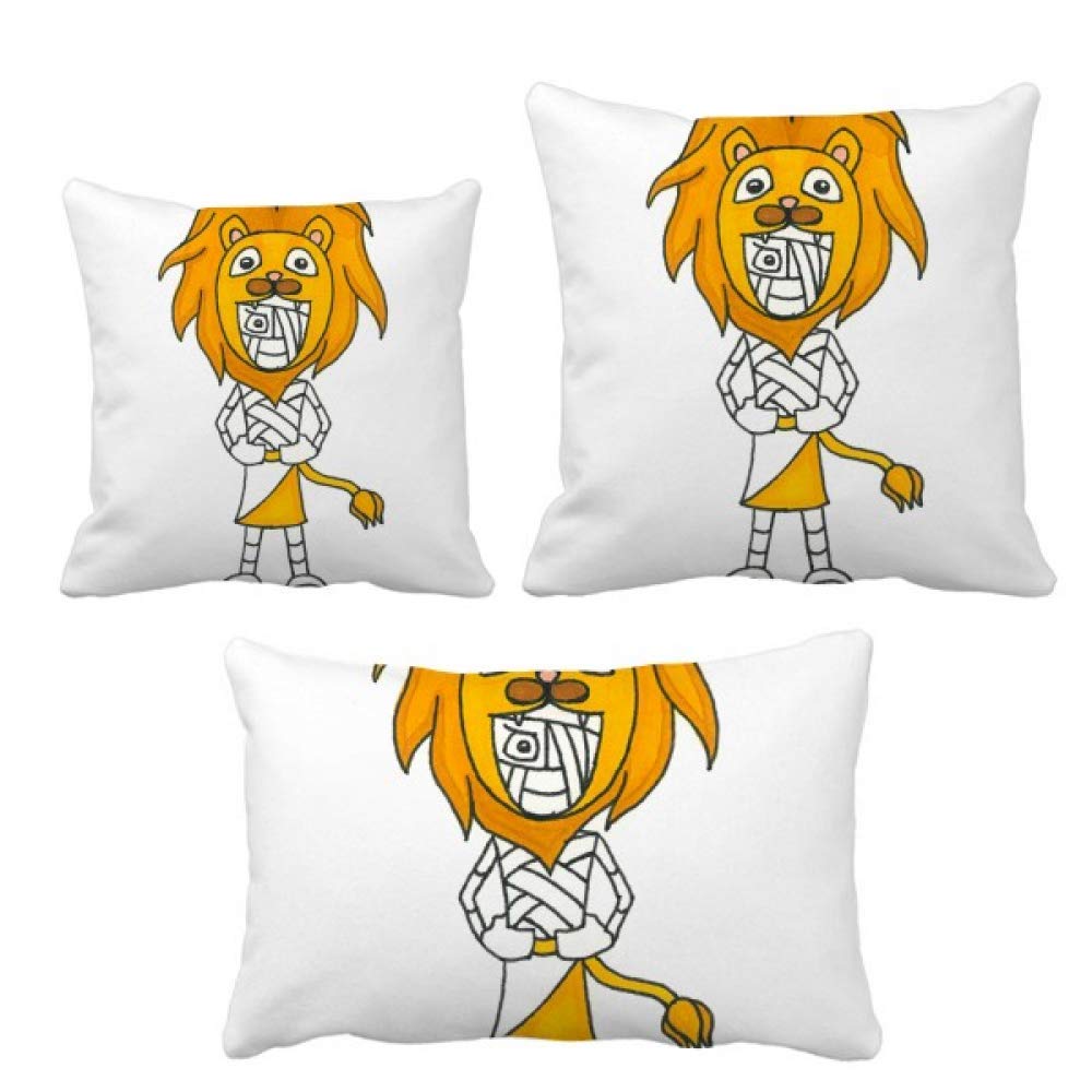 Coussin de canapé Horus lion égyptien pour décorer votre salon chaleureux