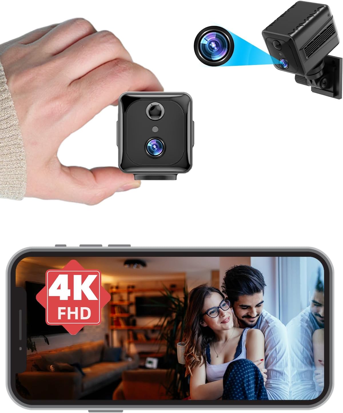 Mini Hidden Spy Camera WiFi 4K... Mini Hidden Spy Camera WiFi 4K...