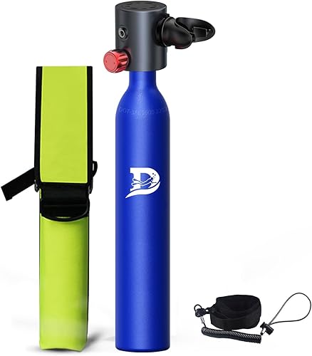 Mini tanque de buceo con certificación DOT, tanque de buceo respirando durante 10-15 minutos, equipo de buceo de 1 litro, buceo dentro de los