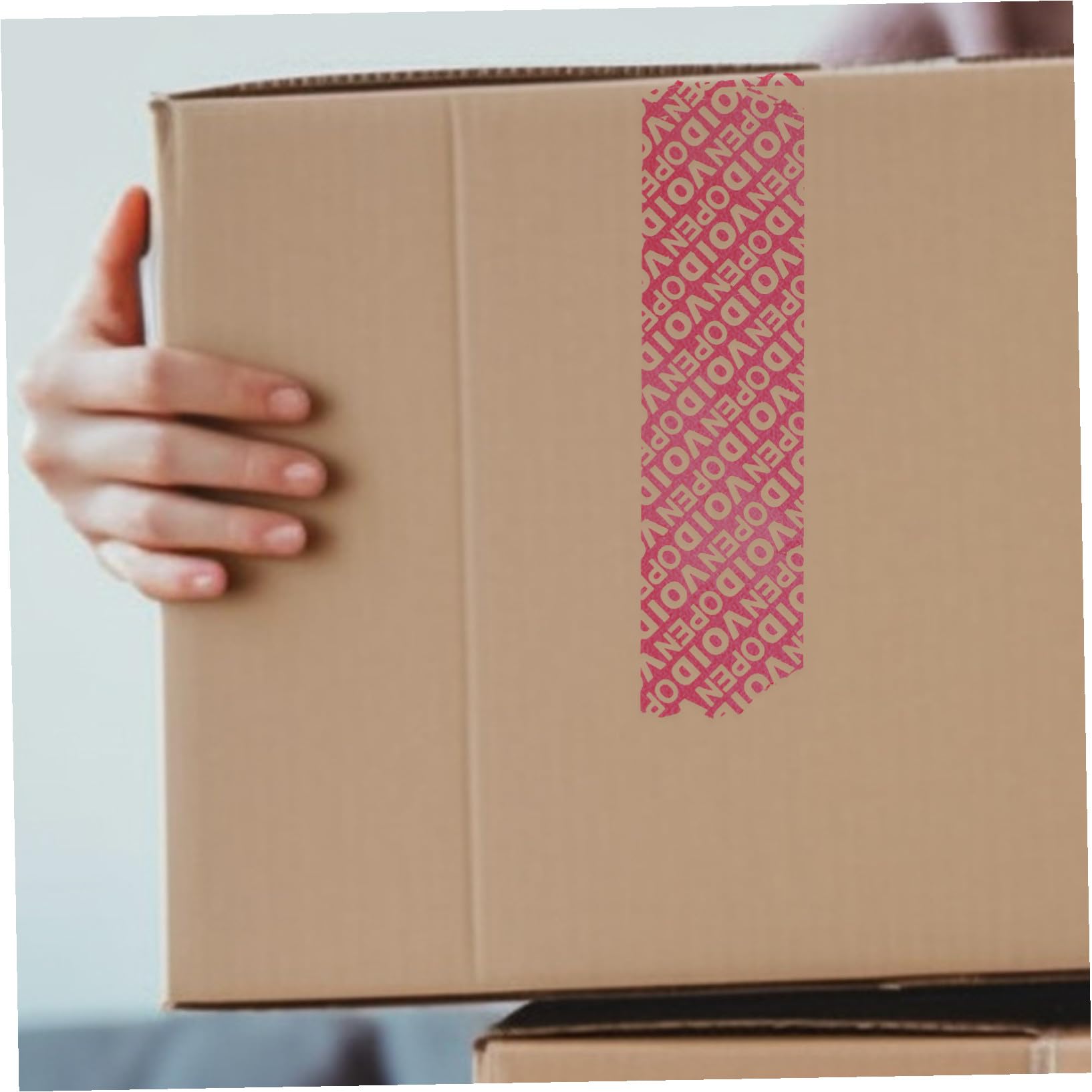 HOMSFOU 3 Rollen Tamper Resistant Tape Sicherheitsverpackungsband mit Öffnungsfunktion Effektive Diebstahlsicherung und Manipulationsschutz für Zuverlässige Verpackung