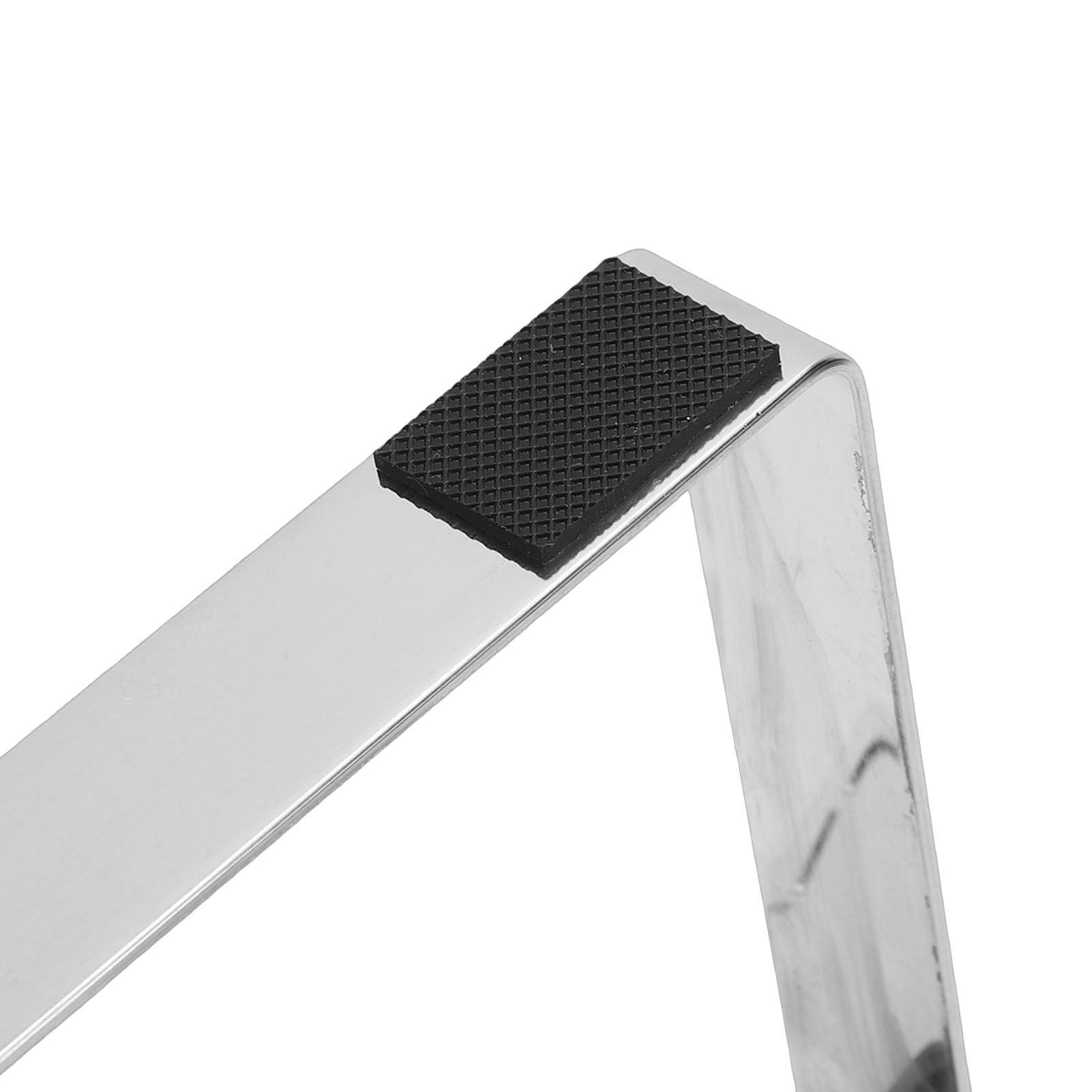 Podpórka Pod paznokieć w Kształcie Litery U z Uchwytem na Telefon do Precyzyjnego Manicure Biała Skóra PU (WHITE)