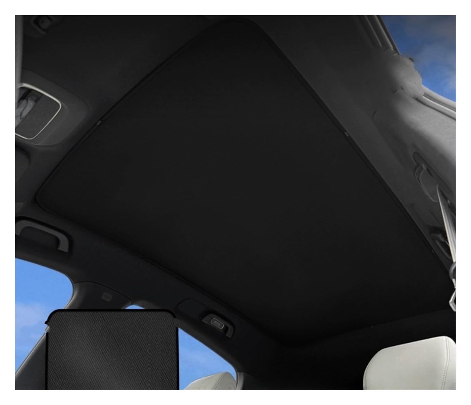 Pare-Soleil Voiture pour Xpeng G6 G9 P7+ Voiture Toit Ouvrant Rideau Occultant Toit Auvent Isolation Thermique(G6 Black)