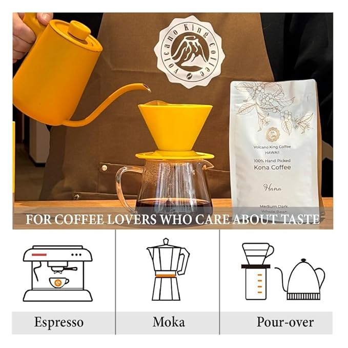Café en Grano Kona Hawaiano, 100% Kona, Tostado Medio Oscuro, 7 oz miniatura 4