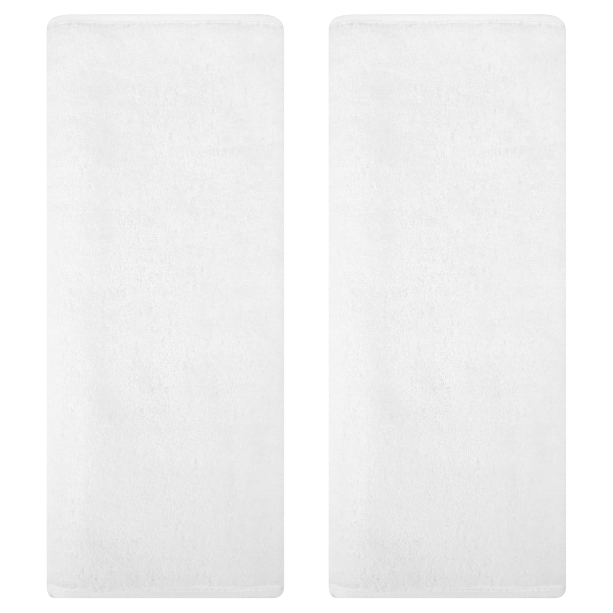 HMETOL Solid Cotton Soft Absorbent Hand Towel Set for Bath