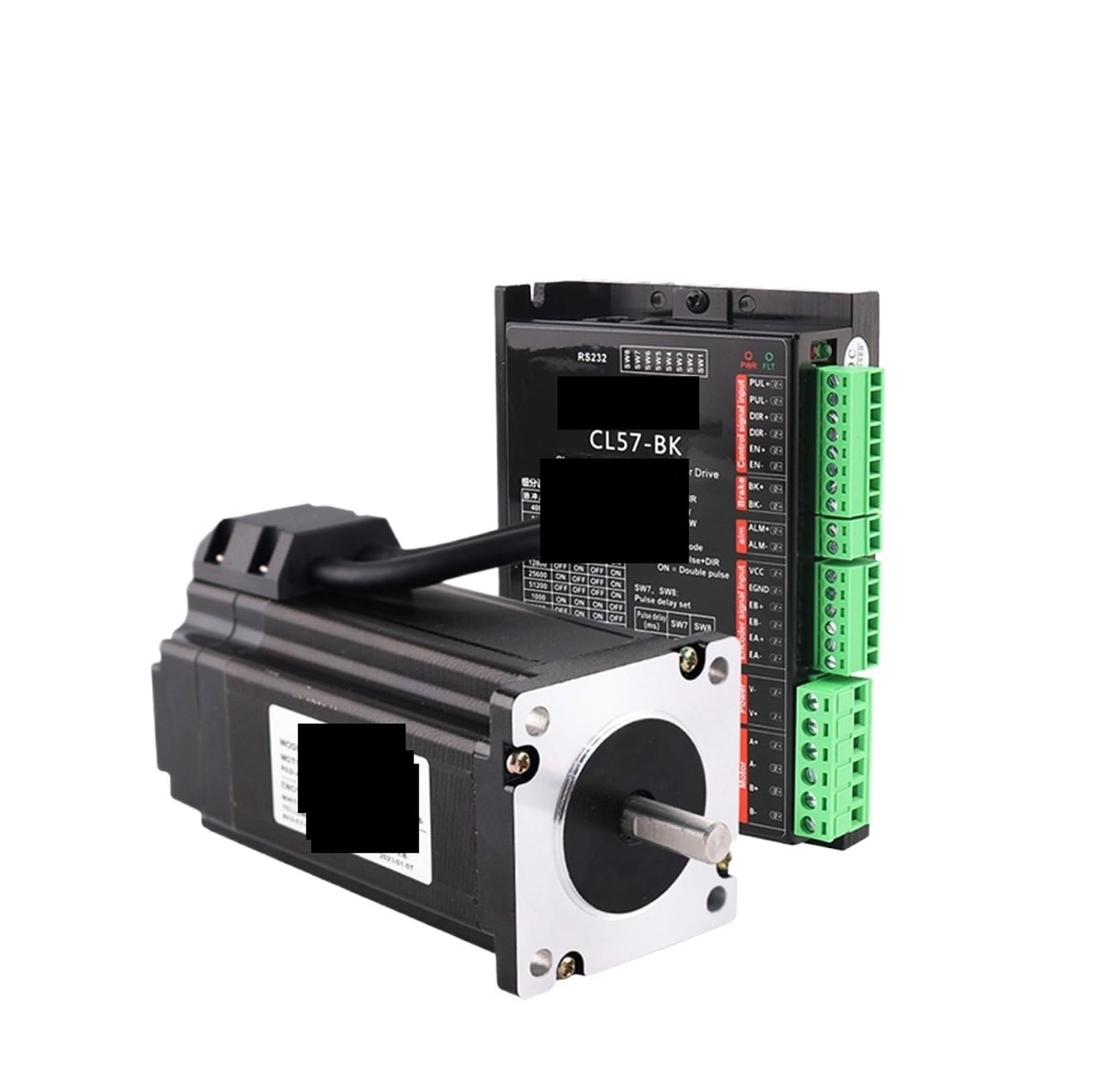 2RD58I8PM Servo Motor 60EH100 +CL57-BK Stepper Driver 4.0A 2.8N.m Hybrid Step-servo NEMA24 Controller Kit Closed Loop(CL57-BK DRIVE)