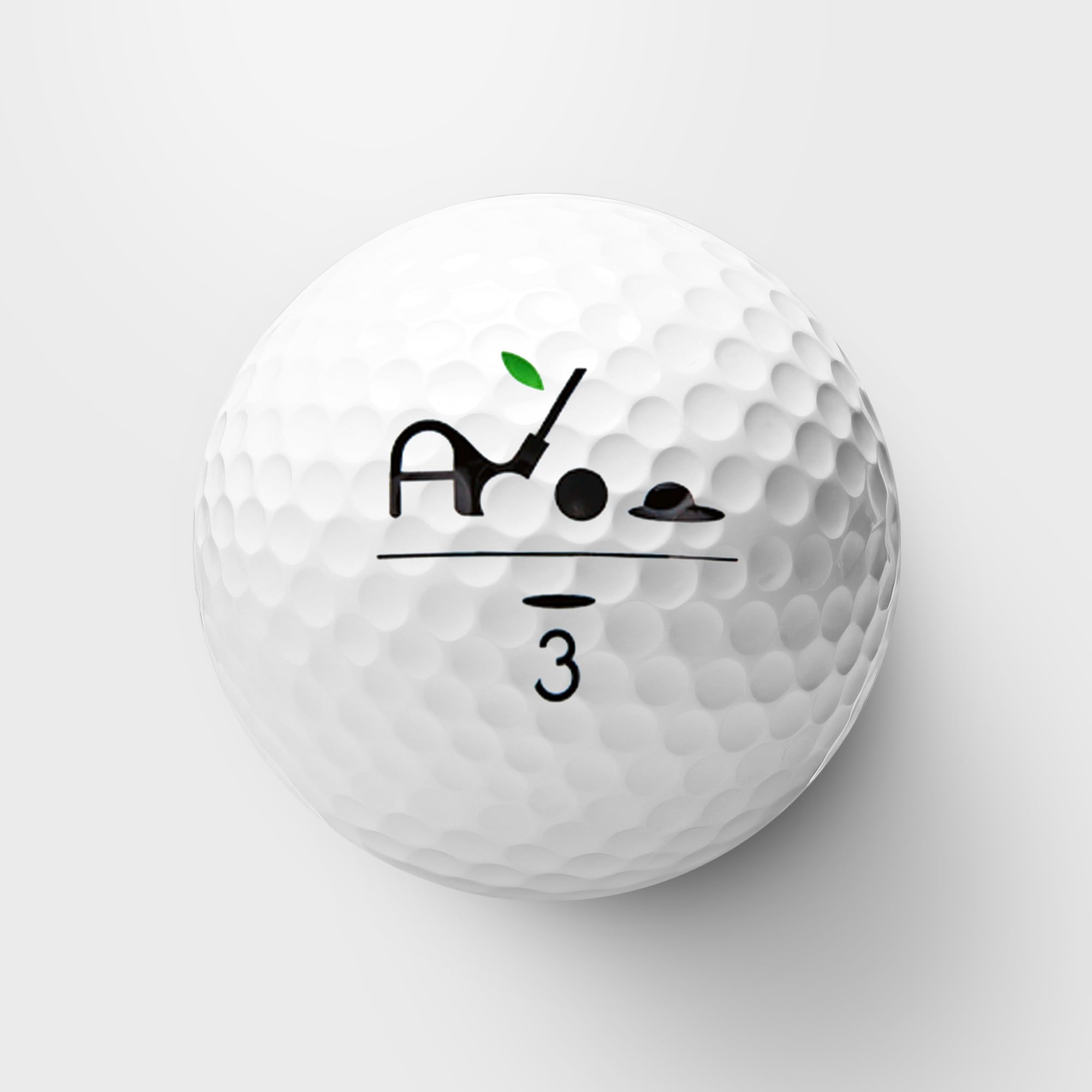 agape MP5S MP5 VS3 DuraPlus Urethan-Golfbälle, Weiß und Schwarz, 5-teilig und 3-teilig Dual Core