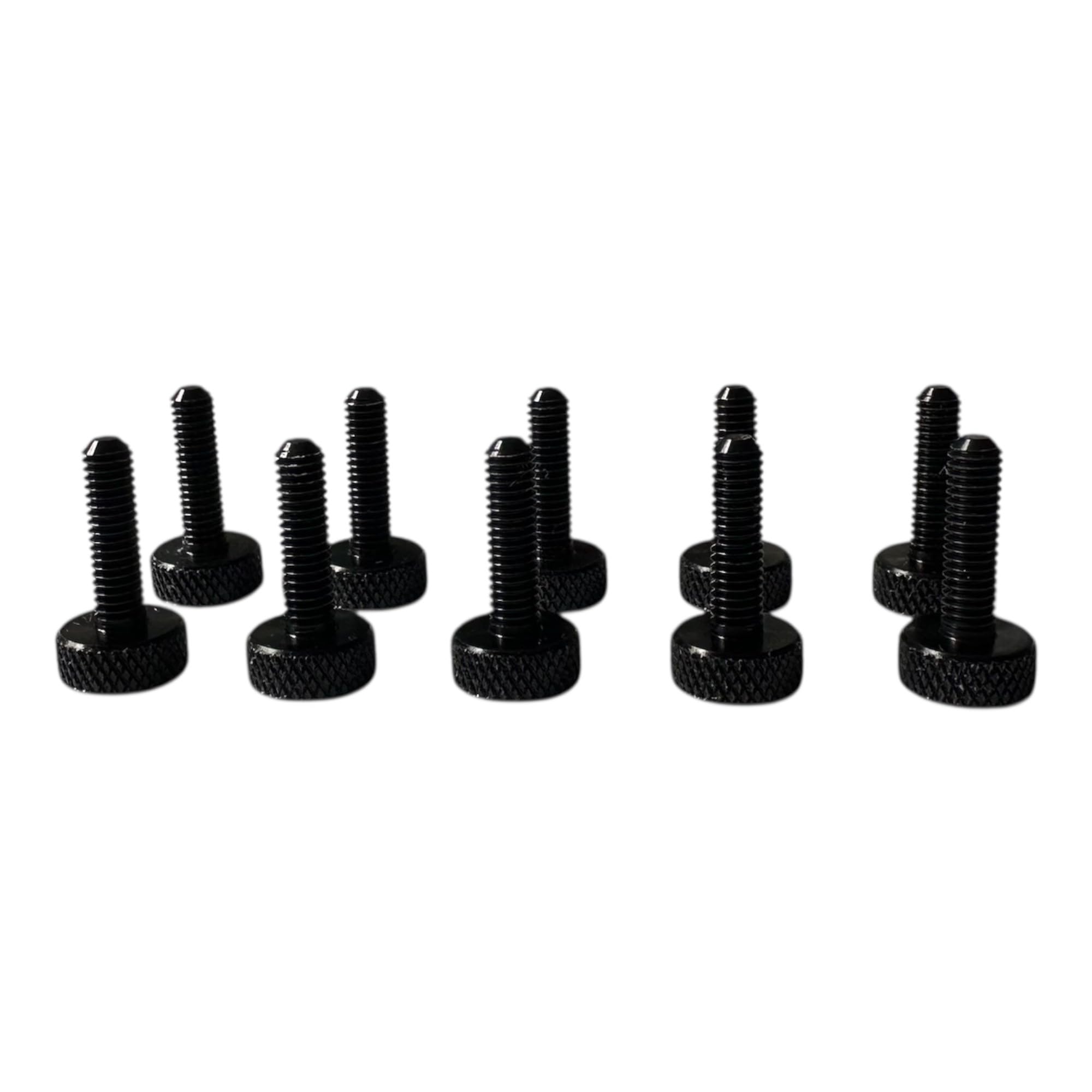 PrecisionGeek M4 Knurled Thumb Screws Aluminium, Hand Tightening Screws for Acrylic Metal & Wood, 3D Printing